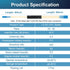 4PCS 1 2 50:50 1 2) GwliUni Fiber Optic Cable Splitter with to Distribution Channel Ratio Wiring Coupler
