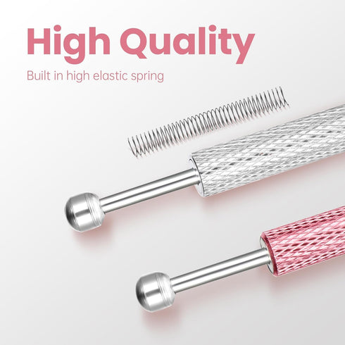 2 Pack 4 BACUTHY Piercing Ball Grabber Tool, Stainless Steel Piercing Tools for Changing Jewelry, Pearl Grabber Pick Up