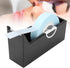 Eyelash Tape Dispenser Holder, Portable Desktop Tape Cutter for Home Salon Eyelash Extensions Supplies (Black)