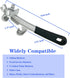 3-in-1 Drum Bung Wrench Opener, Aluminum Tool for 55 Gallon Drum Lids and 5 Gallon Paint Buckets