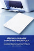esahpss A4 80gsm, 100 Pack Copy Paper Sheets per Bright White Printer Paper for Inkjet & Laser, Smooth Double-Sided