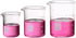Glass Measuring Low Form Beaker Set - 50ml, 100ml, 250ml Borosilicate Lab Beaker Set