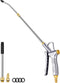 JASTIND Upgrade Air Blow Gun with Adjustable Nozzle, 27 Inches Extension, 4.9 Inches Steel Air Flow Nozzle, High Volume