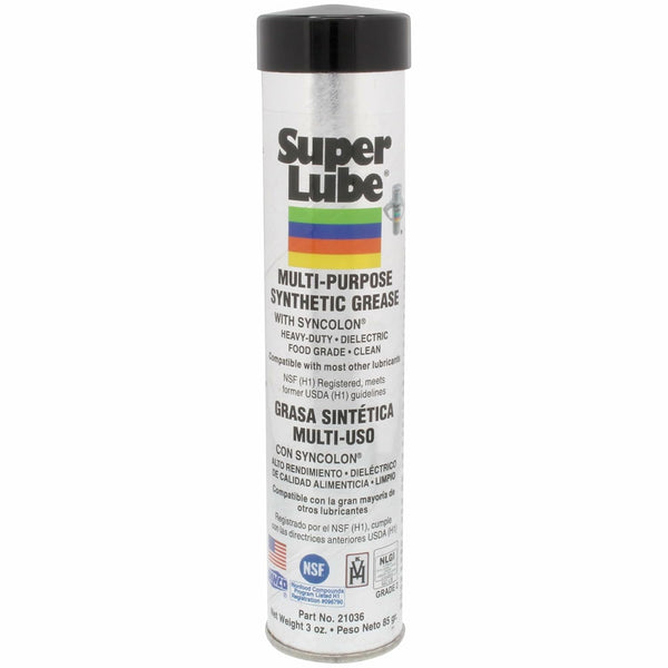 Super Lube Multi-Purpose Synthetic Grease w/ Syncolon - Water Resistant Grease - Food Grade