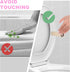 Aphumedc 4 Pack Toilet Seat Lifter Handle, Toilet Lid Cover Lifter Toilets Seat Handle Holder Lift Tools Avoid Touching