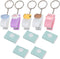 Mini Stapler Set, 5 Pcs Cute Key Chain Stapler with 5 Pcs Staples, Portable for Office