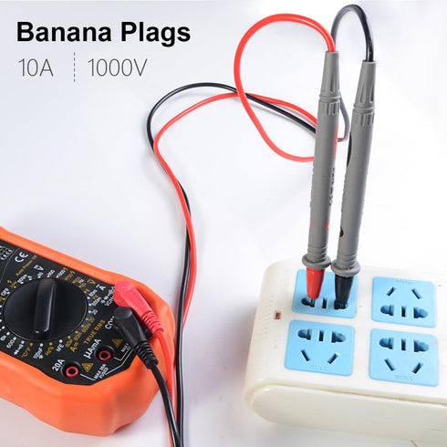 Electrical Multimeter Test Leads Set with Alligator Clips, Test Hook, Probes, Professional Kit 1000V 10A