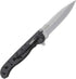 M16-01S M16-01S CRKT Folding Knife with Frame Lock: Stainless Steel Plain Edge Blade, Stainless Steel Handle