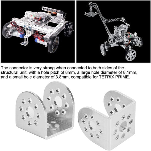 2PCS C Type Connection Bracket: Compatible with Robotics and Robot Parts