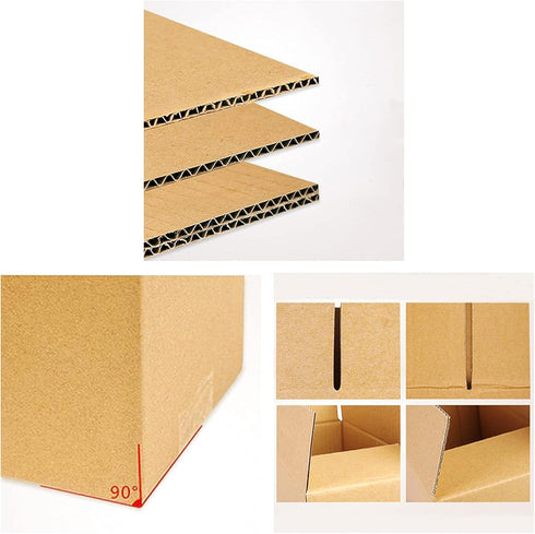 Edenseelake Shipping Boxes Small 4 x 4 x 4 inches, Cardboard Boxes, 25 Pack