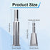 2pcs Wire Twisting Tools, 6mm Hex Shank 2-6 Way Wire Stripping Tool Cable Nut Stripper and Twister for Drill Wire Twister Tool Spin Twist Wire Connector Socket for Power Drill Drivers