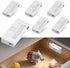 Drawer Lights When Open, 6-Pack Closet Lights Battery Operated with Door Sensor,