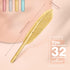 Frienda Feather Pens Rollerball Pen Artificial Feather Ballpoint Ink Pens Gel Pens Creative Office Supplies (32 Pieces) by Frienda