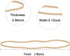 Foshine-Rubber bands large, Beige Rubber band 7 inch 120 Pack Elastics Bands size 117B Long rubber bands for office supplies home Big Rubber Bands #117 (7'' x 1/8'') by Foshine