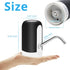 5 MJIYA Gallon Water Dispenser, Universal Water Bottle Pump, Automatic Water Jug Dispenser with Switch and USB