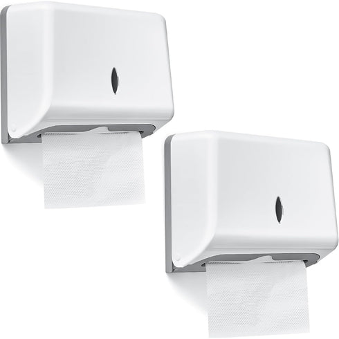 Yaomiao 2 Pcs Paper Towel Dispenser Wall Mount, Commercial Paper Towel Holder No