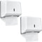 Yaomiao 2 Pcs Paper Towel Dispenser Wall Mount, Commercial Paper Towel Holder No