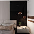LACHEERY Glossy Black Contact Paper, 15.8"x80" Peel and Stick Wallpaper for Kitchen Cabinets and Bathroom Countertops