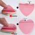 Sticky Notes - 1000 Sheets Heart Mixed 4 Color Bulk Sale Memo Post Notes for Office/School/Home