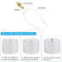 PATIKIL 18 22mm 3 Set x Lamp Finials Caps Knob, Solid Brass Lamp Shade Top Decoration Screw Cap Nuts with Brass
