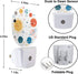 Uanvaha 0.5W Solar System Night Light Planets Stars Satellites in Universe Cartoon Night Lights Plug into Wall Dusk