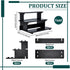 3-Tier PH PandaHall Wood Display Stand, Wooden Shelf Retail Tabletop Display Riser Perfume Stand Rack Organizer