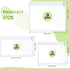 CHENGU 9 Pack Clear Waterproof Zipper Pouches for Cosmetic, Wallet, Pencil Organizing, Clear Travel Bags (White Side)