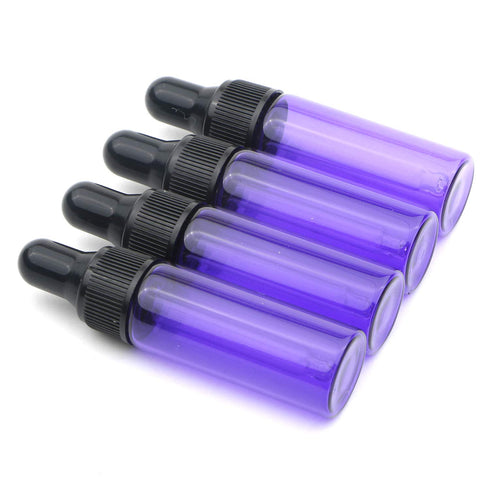 Kesell 5ml Small Dropper Bottles, Empty Essential Oil Glass Vials with Glass Eye Dropper (Pack of 20)