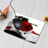 Red Rose Gaming Mousepad, Red Rose On Book Mouse Pad for Computer Desk, 9.5 X 7.9 Inch Non-Slip Rubber