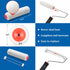 13PCS Set 9 Inch 81 inch BeBecome Paint Roller Kit with Extension Pole, House Paint Rollers with Tray, Roller Frame