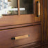 Generic 2 Kitchen Handles Pieces Drawer Handle Solid Wood Handles Base Made of Solid Zinc Alloy Cupboard Knobs Retro