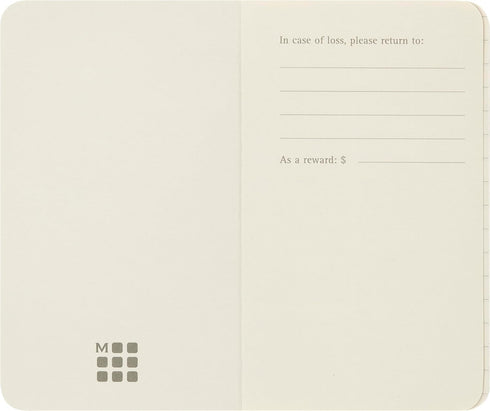 Moleskine Volant Journal - Soft Cover, XS (2.5" x 4") Ruled/Lined, Coral Orange/Aqua Blue, Set of 2