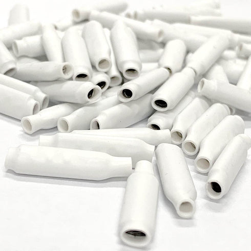Low Voltage Wire B Connectors with Gel for Telephone Alarm Wire Crimp Bean Splice, 100pcs Wet Blue + 100pcs Dry White