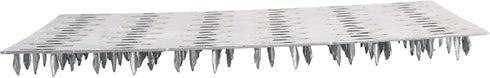 20 Pack 6x4 inch Pronged Truss Plates with 8mm Nail Teeth, Galvanized Steel Flat Mending Plates for Timber Roofing
