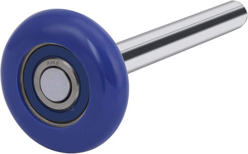 XiKe 10 Pack Blue 2" Nylon Garage Door Roller with 4" Stem, Quiet and Durable, High Load
