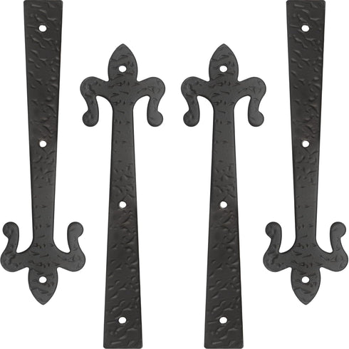 Barn Sliding Door Decorative Corner Bracket 10 in Gate Hinge Garage Door