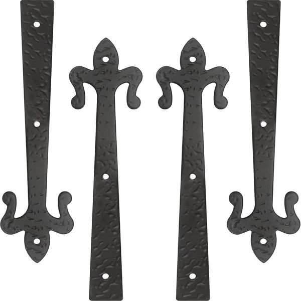Barn Sliding Door Decorative Corner Bracket 10 in Gate Hinge Garage Door