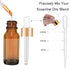 PrettyCare 15 ml Eye Dropper Bottle, 24 Pack Amber Glass Bottles with Golden Caps, Pipettes, Labels, Funnels.