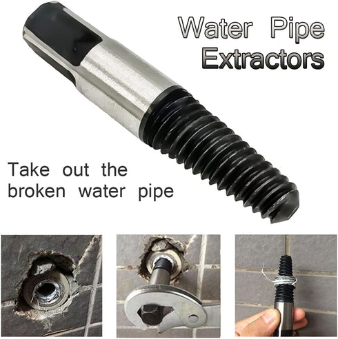 WANXIANG 1/2" Carbon Steel NPT Pipe Tap and Broken Water Pipe Extractor Repair Kit