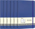 Comix 6 Pack Lined Journal Notebooks for Work, 240 Pages, 5.5"x8.3", Navy