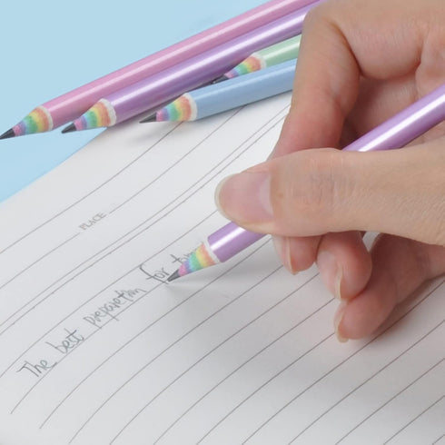 ECOTREE Pre-Sharpened Pencils #2, Cute Number 2 Pencils with Erasers for Kids, 12 Count
