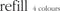 BIC Ballpoint Pen, 4 Colours, 2 Items, Black