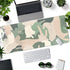 Green Simple Cat Desk Mat Sleeping Cute Long Cool Mouse Pad for Laptop Gaming Computer Keyboard Pad Office Decor Desk Pads Accessories On Top of Desks Office Supplies Mat (31.5x11.8In) Stitched Eges by Mechanical Cattle