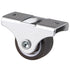 Skelang 8-Pack Rigid Caster 1", Low Profile Caster Wheel, Top Plate Fixed Caster for Trundle Bed, Cabinet, Drawer, Total Load Capacity 212Lbs