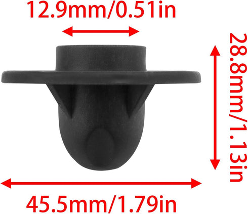 FINBe 4PCS 13mm/0.51inch Anti Sinking Chair Feet Outdoor Replace The Cap Cover of The Camping Leg for Outdoor Folding