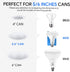 Bulbs BR30 65W Dimmable, 5000K, 12 Pack Energetic LED Flood Light Indoor, Equivalent, Daylight Indoor Flood Lights