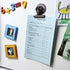VNDUEEY 50 Pack Black Magnetic Clips, Refrigerator Magnets with Clips, Magnet Clips for Whiteboard at Home & Office