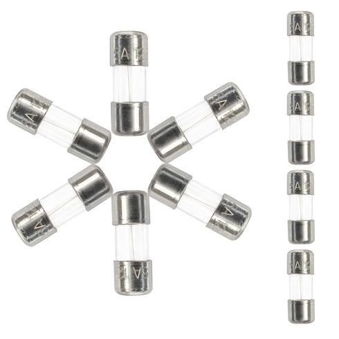 Dyruilanbo 3.6x10mm 2A 3A 5A 125V 0.14x0.39Inch Lights3 60PCS Mini Fuse Fast-Blow Glass Fuses Assortment Kit Christmas