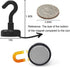 Magnetic Hooks for Refrigerator - Cruise Ship Accessories, 50LBS Super Magnets with Neodymium Rare Earth