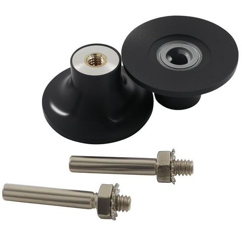 ISDVBUY 2 Pack 2 Inch 1/4" Quick Change Disc Pad Holder, Sanding Discs Holder Roll Lock Disc Pad with Shank for Die